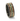 "Evergreen Barrel" – Moss Agate and Whiskey Barrel Rose Gold Strip Inlay Black Tungsten -8mm