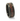 "Crimson Forge" Red Garnet Inlay, Hammered Black Tungsten Carbide Wedding Band with Perfect Gift for Him-8mm
