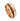 "Blaze" Koa Wood Meteorite Inlay Rose Gold Dome Polished Tungsten Carbide Ring 8mm