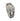 "Wild Luna" Antler Silver Engagement Ring – Rustic Zircon Promise Ring for Women-5mm