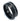 "Moon" Meteorite Inlay, Tungsten Carbide, Hammered Finish-8mm
