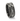 "Silver Artemis" Meteorite, Silver Leaf, Crushed Sandstone Black Tungsten Carbide- 8mm