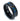 "Stargazer" Crushed Opal Inlay, Tungsten Carbide, Hammered Design - 8mm