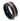 "Adventurer" Deer Antler Whiskey Barrel Black Hammered Tungsten Carbide Ring