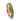 "Verdant Rose" Moss Agate Inlay Rose Gold Polished Tungsten Carbide Wedding Band for Men and Women-6mm