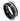 "Huntsman" Deer Antler, Rose Gold Strip, Black Tungsten Carbide-8mm