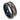"Zeus" Meteorite 24K Gold Leaf Gold Strip Inlay Black Hammered Tungsten Carbide Ring, 8mm
