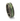 "Evergreen Edge" Moss Agate Inlay Hammered Black Tungsten Carbide Wedding Band for Men