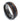 "Axeman" Guitar String Ring, Hawaiian Koa Wood and Guitar String Inlay, Tungsten Carbide, Gunmetal Dome Design, 8mm