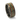 "Verdant Ember" Burnt Whiskey Barrel and Green Malachite Hammered Black Tungsten Carbide Wedding Band for Men