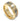 "Golden Hammer" Silver and Gold Tungsten Carbide, Brushed Design-8mm