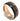 "Lumberjack" Whiskey Barrel Wood, Rose Gold Strip Inlay, Tungsten Carbide, Brushed Design-8mm