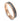 "Celestial" Meteorite Inlay, Rose Gold Tungsten Carbide, Women's Wedding Ring, Sandblasted Design, 4mm