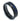 "Cosmo" Crushed Blue Sandstones Inlay, Hammered Tungsten Carbide, 6mm