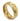 "Golden Forge" Gold Damascus Steel Ring, Hammered Design-8mm