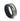 "Fusion" Deer Antler Inlay, Moss Agate Wedding Band, Rose Gold Strip, Black Tungsten Carbide Ring, 8mm