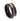"Adventurer" Deer Antler Whiskey Barrel Black Hammered Tungsten Carbide Ring
