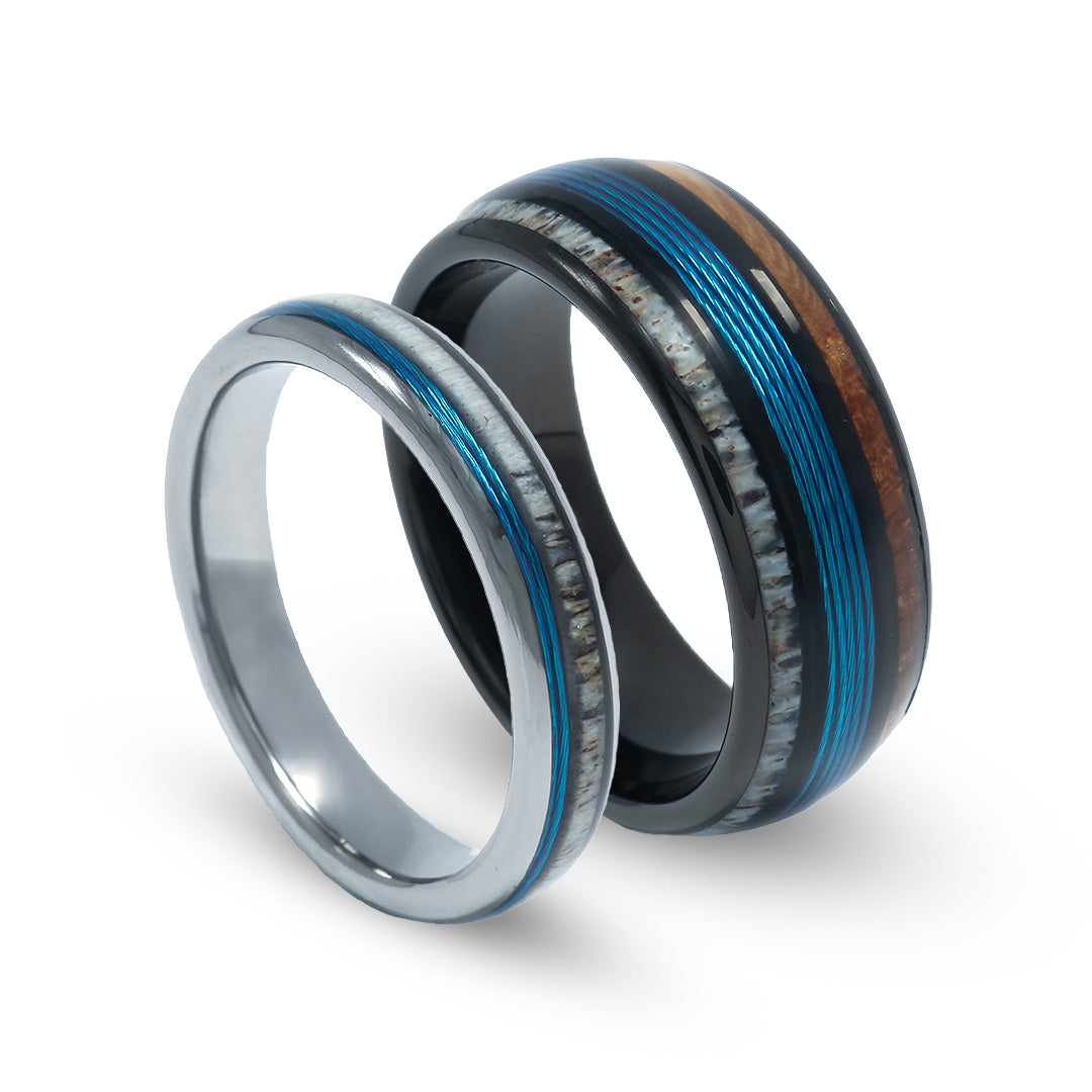 thumbnail image 2 of Rose Gold Tungsten – Napoleon Bands 2 of 12