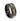 "Zeus" Meteorite 24K Gold Leaf Gold Strip Inlay Black Hammered Tungsten Carbide Ring, 8mm