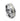 "October" White Opal Inlay Hammered Tungsten Carbide Ring, 8mm