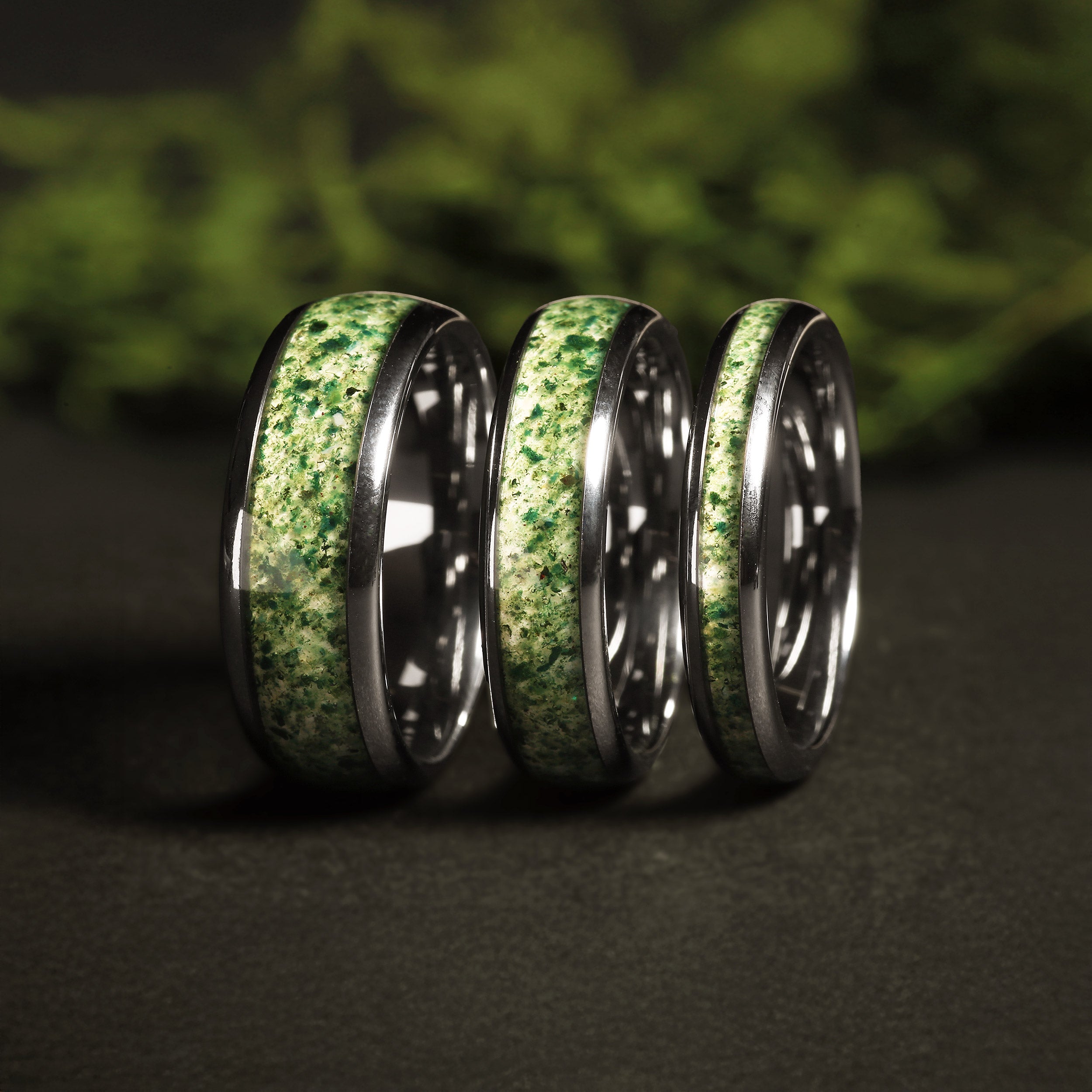 Moss Agate Rings