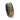 "Evergreen Barrel" – Moss Agate and Whiskey Barrel Rose Gold Strip Inlay Black Tungsten -8mm