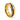 "Golden Nebula" 6mm Yellow Gold Tungsten Carbide Men's Wedding Ring with Galaxy Blue Sandstone Offset Inlay