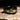 "Hammer of Eden" – Green Fire Opal & Gold Leaf  Inlay Black Hammered Tungsten Wedding Band – 8mm