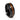 "Maui " Hawaiian Koa Wood,  Black Tungsten Carbide  Wedding Band, Beveled Black Men's Ring