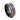 "Royal Haven" – 8mm Black Tungsten Wedding Band with Whiskey Barrel Wood, Rose Gold & Crushed Lapis Lazuli