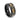 "Zeus" Meteorite 24K Gold Leaf Gold Strip Inlay Black Hammered Tungsten Carbide Ring, 8mm