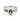 "Wild Grace" Moss Agate Engagement Ring – Silver Deer Antler Inlay, Outdoor Promise Ring for Women, Hunting Anniversary Gift-5mm