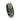 "Evergreen Edge" Moss Agate Inlay  Hammered Black Tungsten Carbide Wedding Band for Men