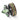 "Verdant Whisk"  Ring Set – Moss Agate & Whiskey Barrel Wood Wedding Bands, Tungsten & Sterling Silver Couples Rings