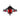 "Crimson Nocturne" –  Red Garnet Black Rhodium Engagement Ring with Diamond Accents