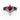 "Shadow Ember" – Kite-Cut Red Garnet & Diamond Accents Black Rhodium Sterling Silver Engagement Ring