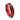 "Crimson Trim" Red Tungsten Carbide Men’s Wedding Band – 6mm
