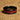 "Crimson Shadow" Black Tungsten Wedding Band with Red Ruby Birthstone  Inlay