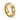 "Golden Frontier" 6mm Yellow Gold Tungsten-Geometric Pattern Design Carbide Men's Wedding Band with Silver Edges